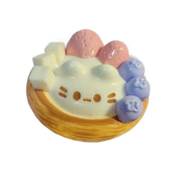 Kawaii Egg Tart Squishy Toy | Stress Relief Fidget Toy detail view
