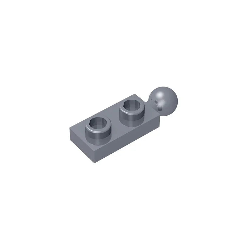 Gobricks GDS-852 Plate Modified 1 x 2 with Tow Ball on End | Building Block for DIY Crea detail view