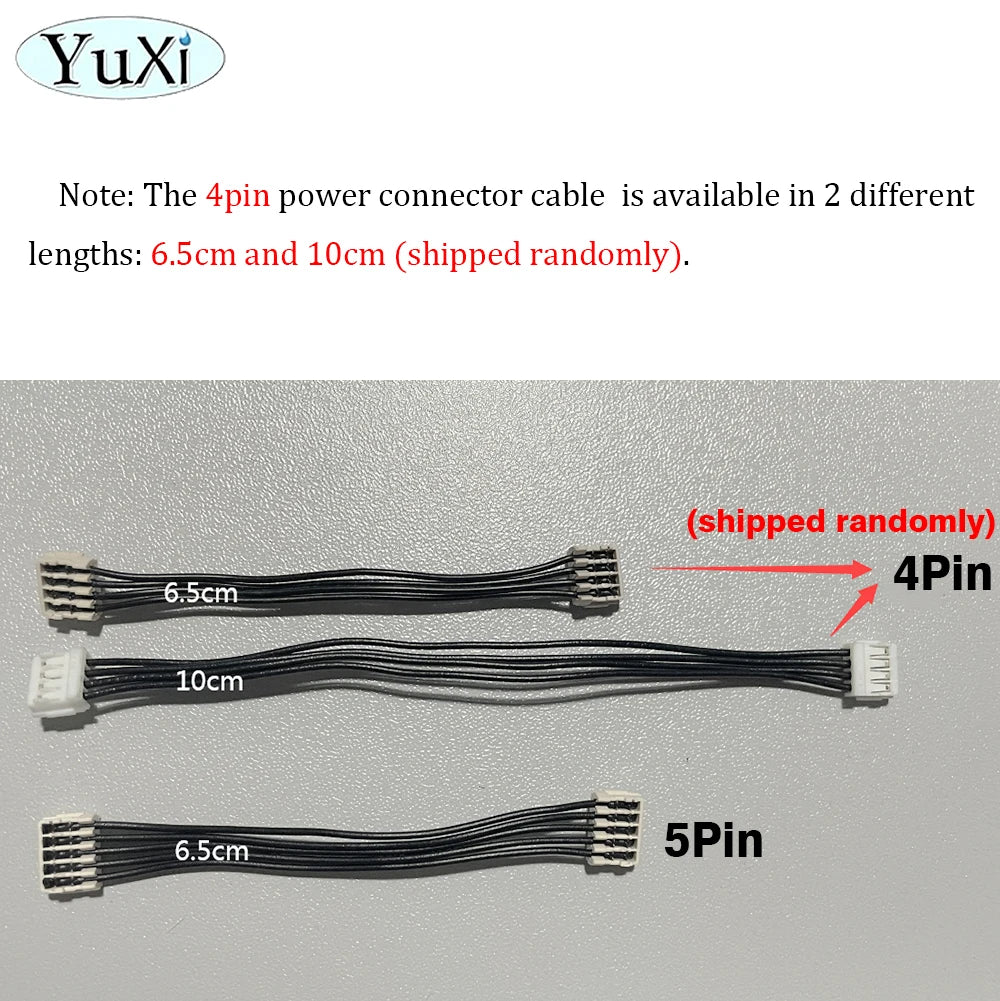 2Pcs Power Connector Cables For PS4 1000 1100 1200 | 5Pin 4Pin Host Power Line Cord R alternate view