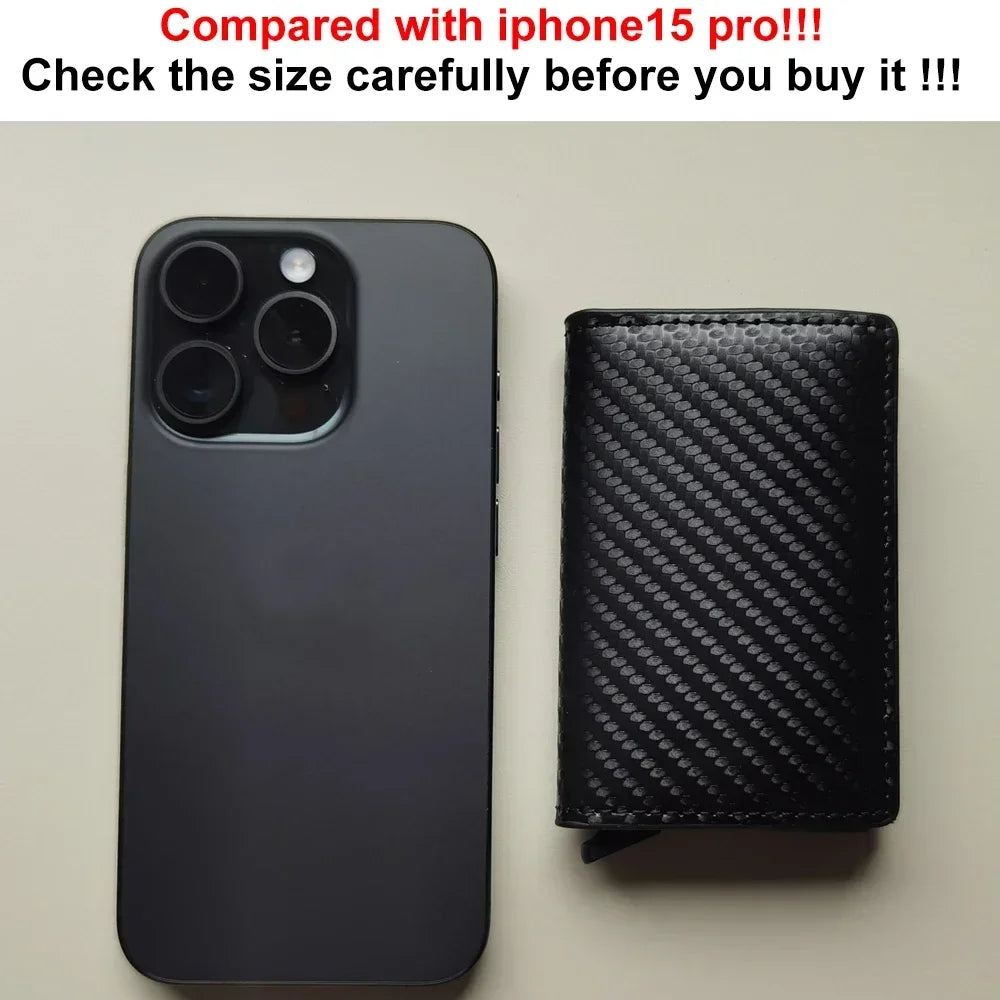RFID Credit Card Holder | Slim Minimalist Wallet for Men and Women close-up view