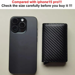 RFID Credit Card Holder | Slim Minimalist Wallet for Men and Women close-up view