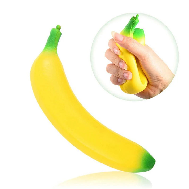 Anti-stress Slow Rising Jumbo Banana Toys Kneading Fruit Squeeze Toys Fun Stress Reli alternate view