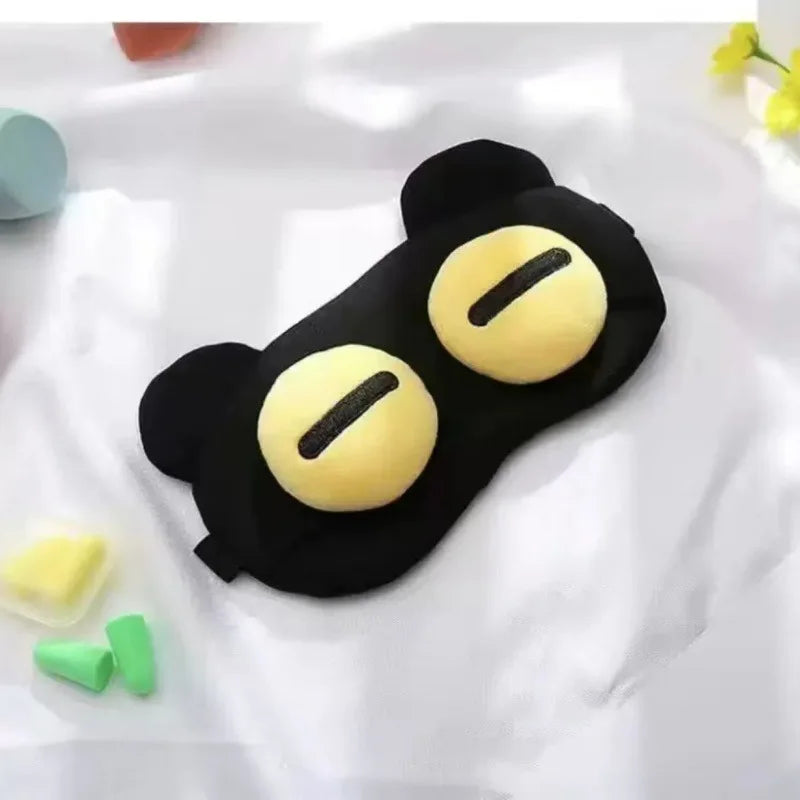 Cute Eye Mask Sleep Soothing Eye Fatigue Warm Compress | Comfortable Children and Stu lifestyle view