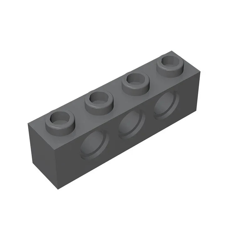Gobricks GDS-625 Technical Brick 1x4 3-Hole | Compatible with Lego 3701 additional angle