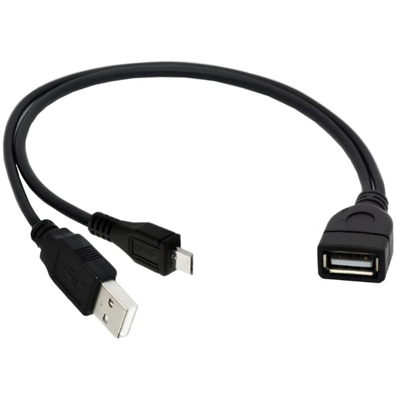 2-in-1 Micro USB to USB OTG Adapter with Power Cable | For Fire Stick, PlayStation Cl lifestyle view