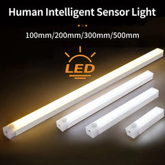 Rechargeable Motion Sensor LED Cabinet Light | Wireless Night Light for Kitchen, Staircase, Closet