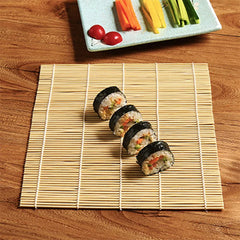 1Pcs Sushi Curtain Rolling Mat Sushi Spoon DIY Onigiri Rice Roller Kitchen Gadgets Cooki detail view