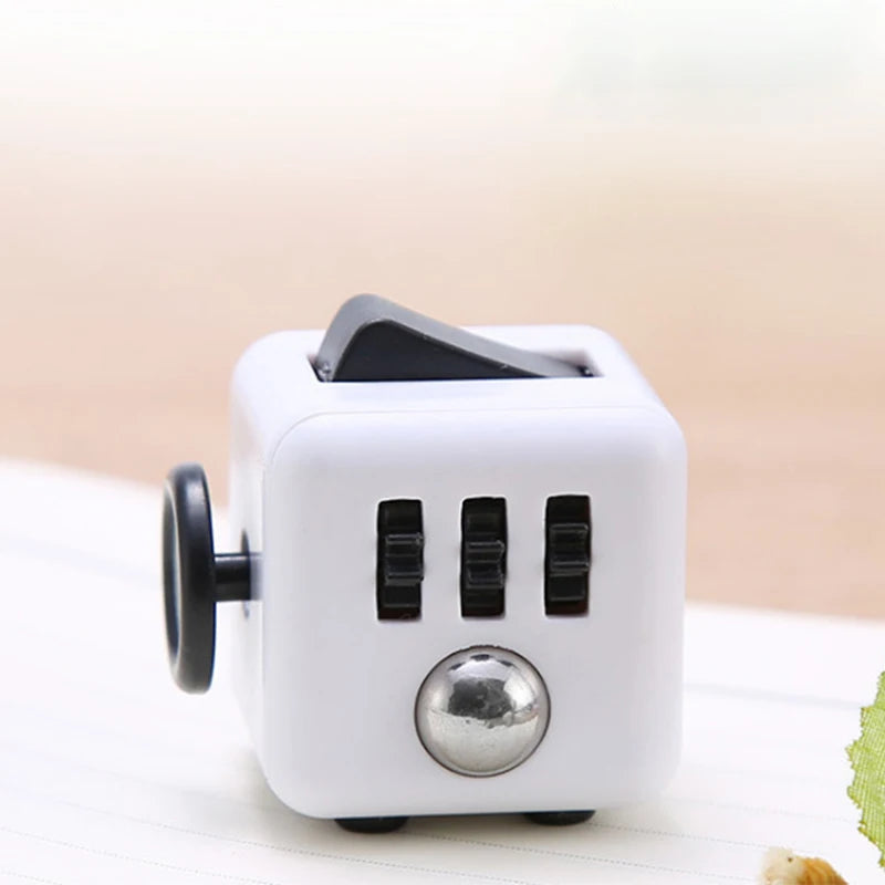 Solid Color Fidget Decompression Dice | Infinite Rubik Cube for Stress and Anxiety Re lifestyle view
