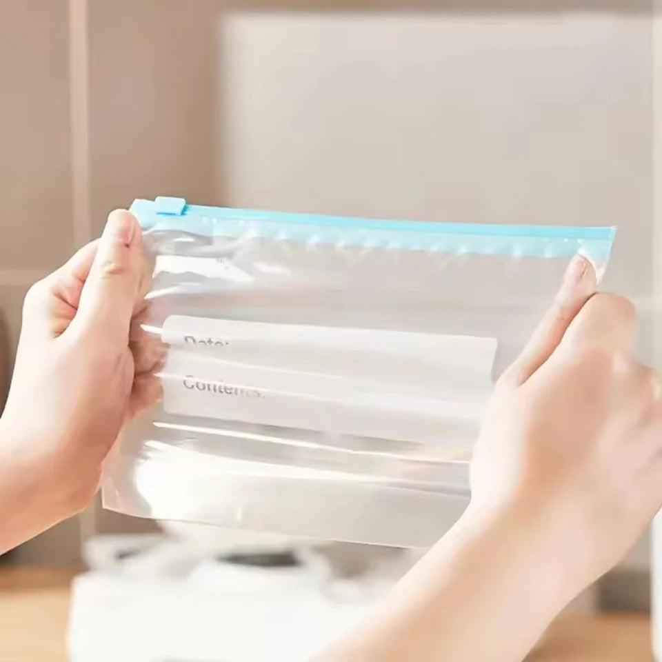 10/20pcs Thickened Sliding Lock Bag for Refrigerator Refrigeration, Freezing, Storage alternate view