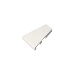Gobricks GDS-M540 Tile Special 2 x 3 Pentagonal (right) | Compatible Building Block P alternate view