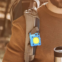 SMILING SHARK Flashlight Magnetic Clip Running Light | Rechargeable Outdoor Camping L alternate view