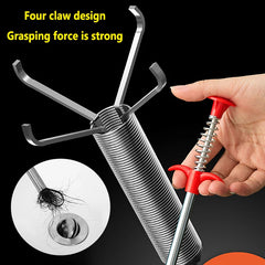 Spring Pipe Dredging Tools Drain Snake Drain Cleaner Sticks Clog Remover Cleaning Household