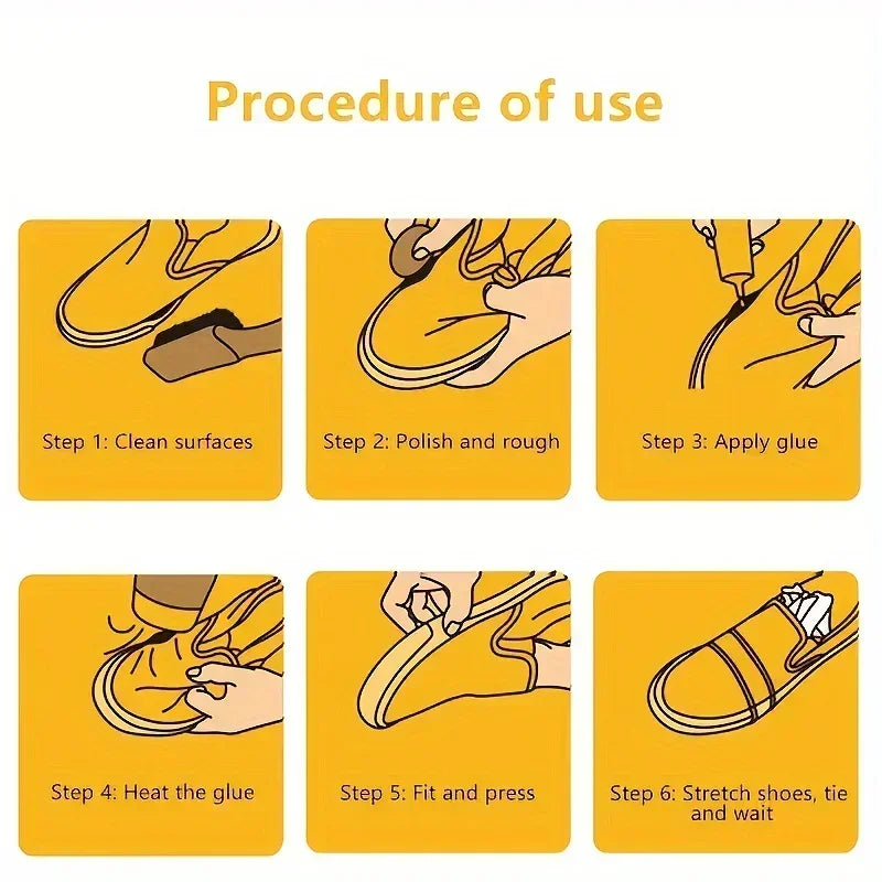 Shoe Repair Adhesive | Strong Waterproof Glue for Shoes close-up view