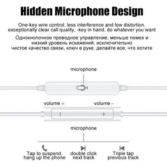 TypeC Earphones For iPhone 17 Air 16 15 14 13 12 11 Pro Max iPad Wired Earbuds 3.5mm T close-up view