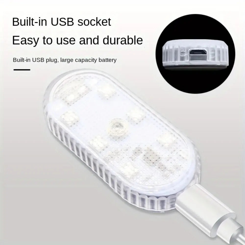 Wireless LED Car Interior Lights | USB Rechargeable Ceiling Lamp & Reading Light lifestyle view