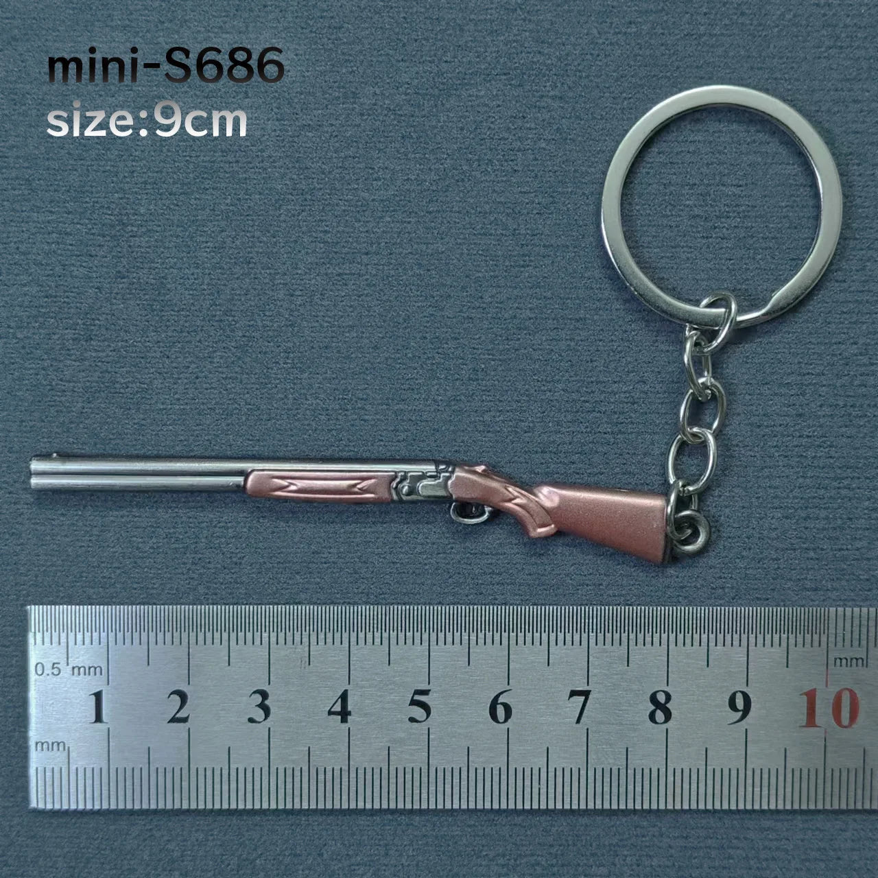 Mini Keychain Pendant Peace Elite 98k Alloy Gun Model PUBG Battlefield Boy Toy Handso lifestyle view