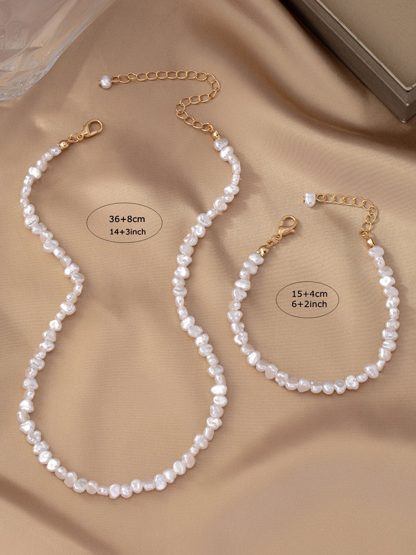 A Set of Irregular-Shaped Freshwater Pearl Necklaces, Versatile Layered Necklaces, Hi lifestyle view