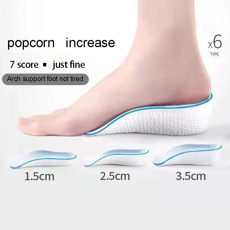 1 Pair of Halloween Decorations 1.5/2.5/3.5 cm Arch Support Height Increase Insole El alternate view