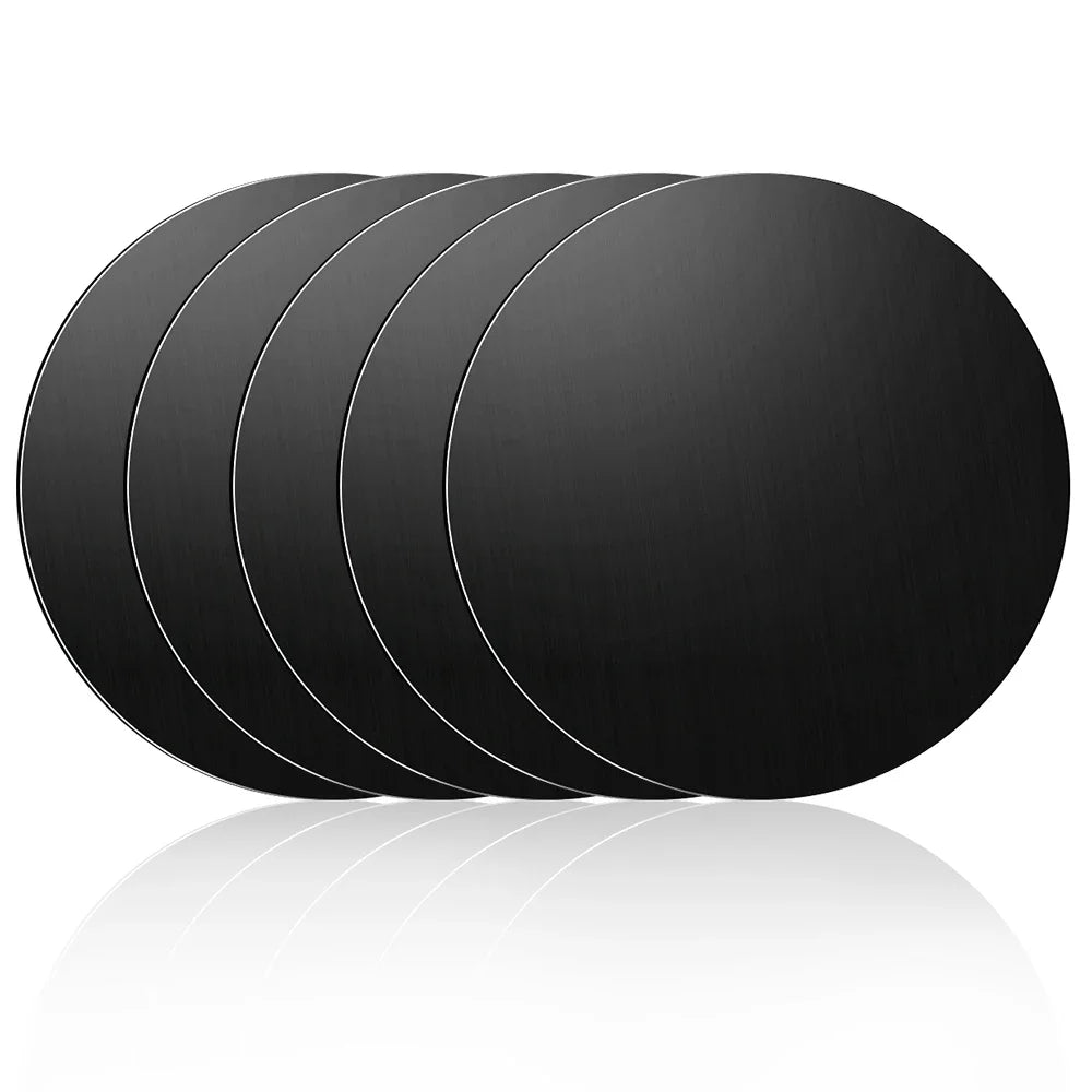 1/2/5/10pcs Magnetic Metal Plate Disk Car Phone Holder Stickers Magnetic Patch Sticker f detail view