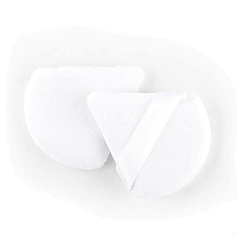Reusable Triangle Velvet Powder Puffs | Soft Face Makeup Sponges detail view