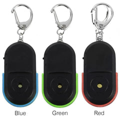 Smart Wireless Anti-Lost Key Finder | Whistle Activated Alarm with LED Light close-up view