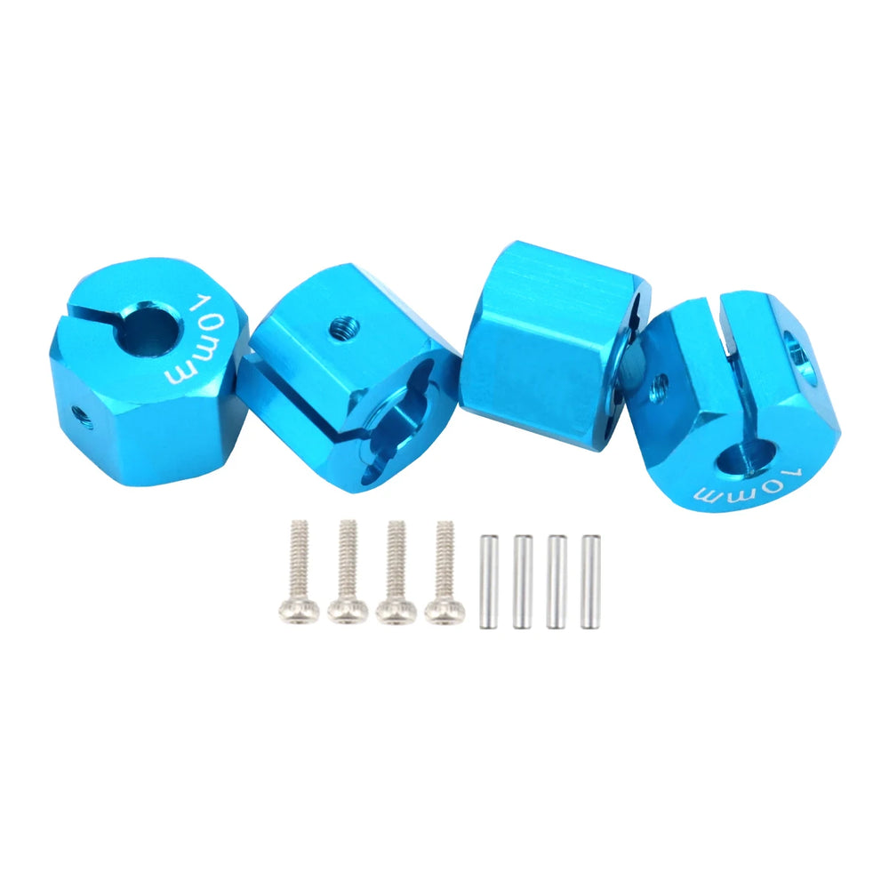 Aluminum 5/6/7/8/9/10/11/12mm Adapter Hex 12mm Drive Hub with Pin Screws for RC Auto alternate view