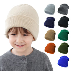 Baby Knit Hat Winter Warm Infant Beanie | Cozy Unisex Pullover Hood alternate view