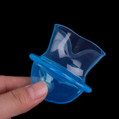 Anti Snoring Tongue Device | Silicone Sleep Apnea Aid Stop Snore Sleeve Blue close-up view