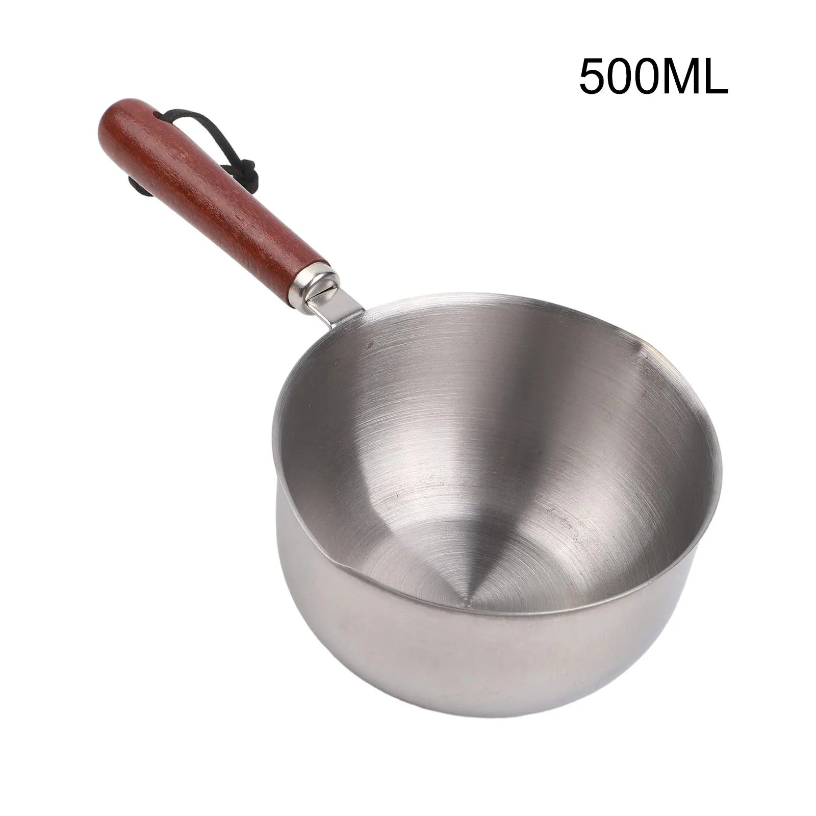 Stainless Steel Hot Oil Pan Hot Butter Warmer Flat Bottom Oil Splash Pan Saucepan For alternate view
