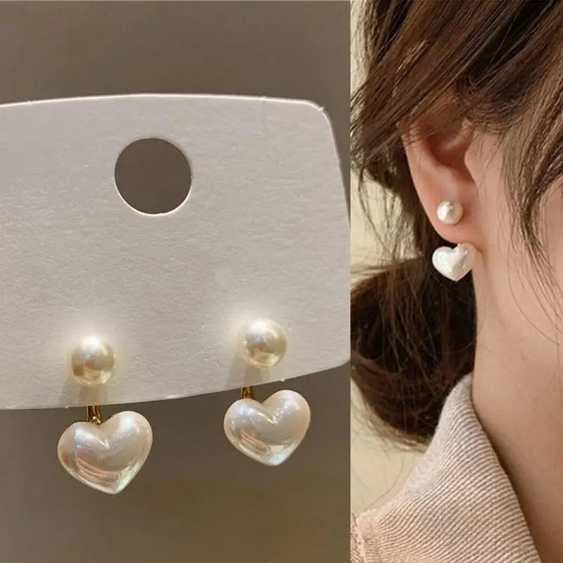 Korean Fashion Seven Star Zircon Earrings | Luxury Crystal Stars Stud Earrings additional angle