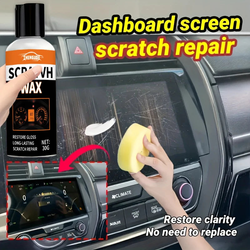 Car Scratch Repair Wax, Dashboard Screen Scratch Repair Agent | Suitable for Various alternate view