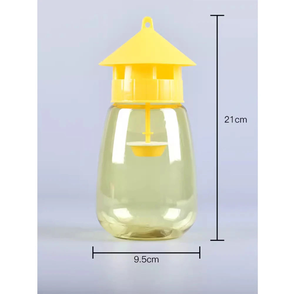 Fruit Fly Trap Killer | Yellow Plastic Drosophila Trap for Orchard and Garden Pest Co alternate view