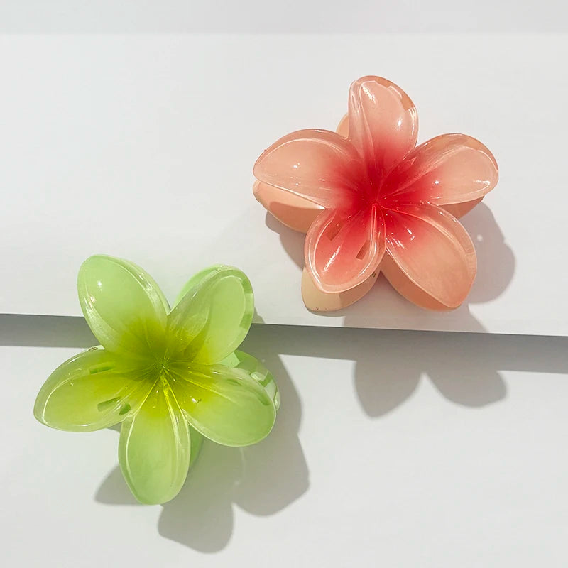 Bohemian Flower Hair Claw Clip For Women Sweet Floral Hair Claws Crab Clamp Barrettes Ha detail view