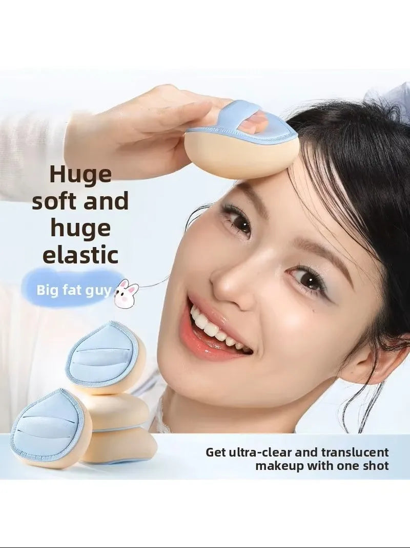 Marshmallow Soft Puff for Liquid Foundation Oversized Velour Powder Puff Wet/Dry Dual alternate view