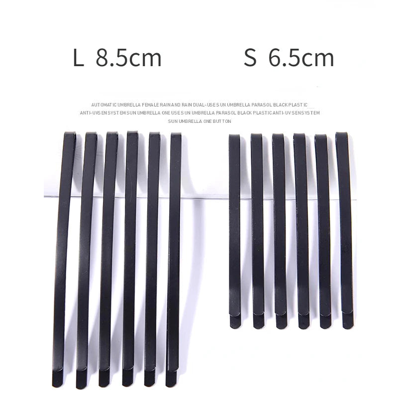 10Pcs/set Matte Black Bobby Pins Hairpins for Women Girls Straight Hairgrip Barrette alternate view