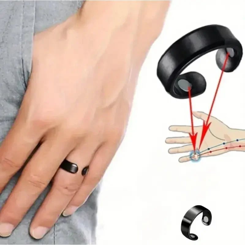 Magnetic Acupressure Anti Snoring Ring | Natural Sleep Aid detail view