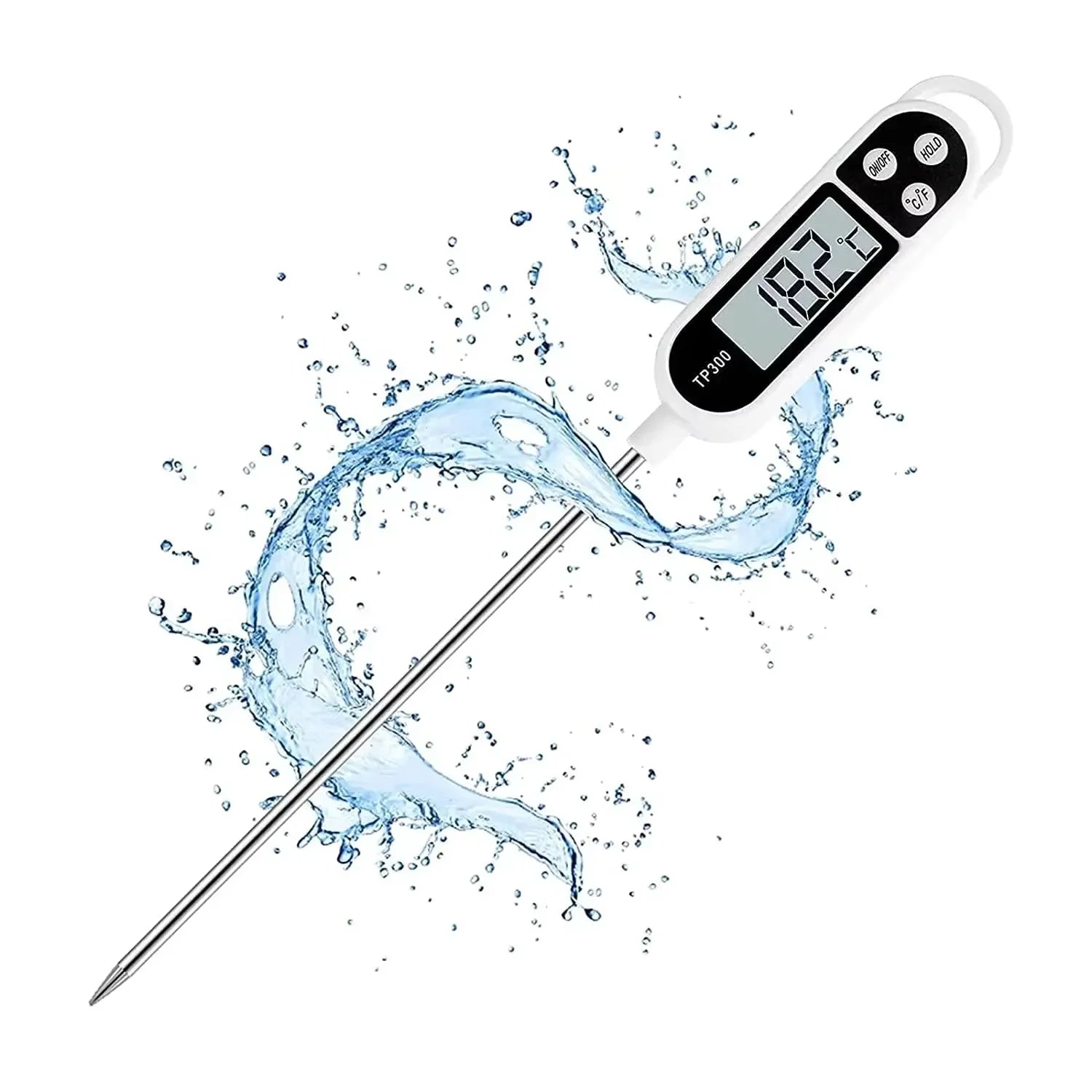Stainless Steel Probe Food Thermometer | Pen Type Instant Read Thermometer for Milk, Coffee, Cooking