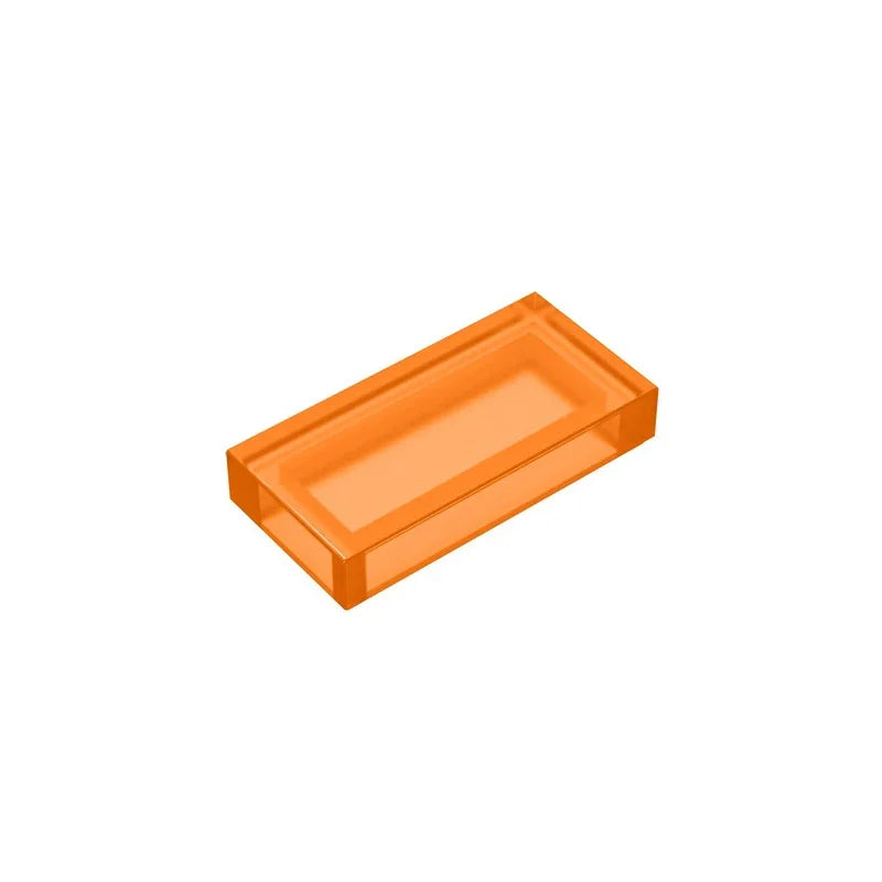 Gobricks GDS-566 Tile 1 x 2 with Groove | Compatible Building Block detail view