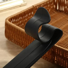 Umbrella Holder Clip Hook Black PP close-up view