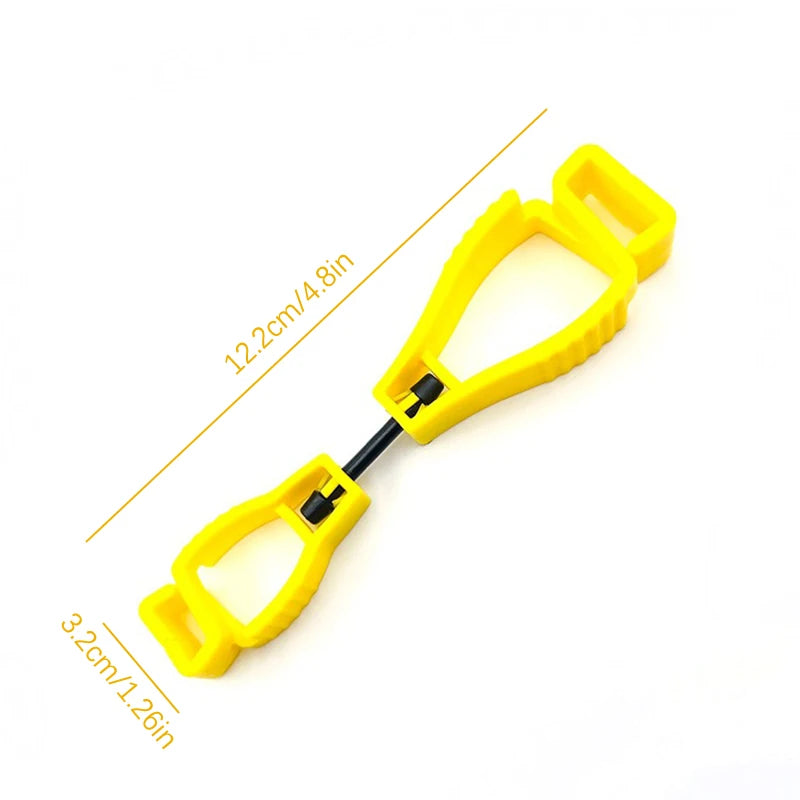 Plastic Glove Clip Holder Work Gloves Hanger additional angle
