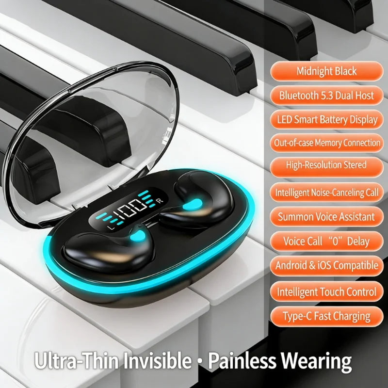 2026 Wireless Bluetooth Earbuds | Noise Cancelling Sport Headphones for Sleep, Gaming an detail view