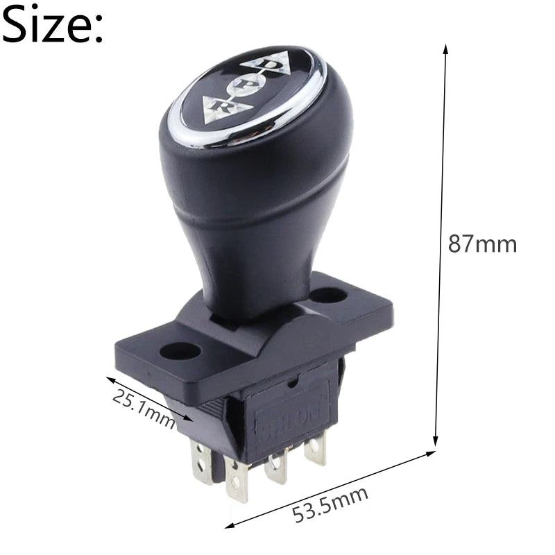 KCD4 children's electric car forward and backward stop switch ON-OFF-ON reverse handle toy car start toggle switch