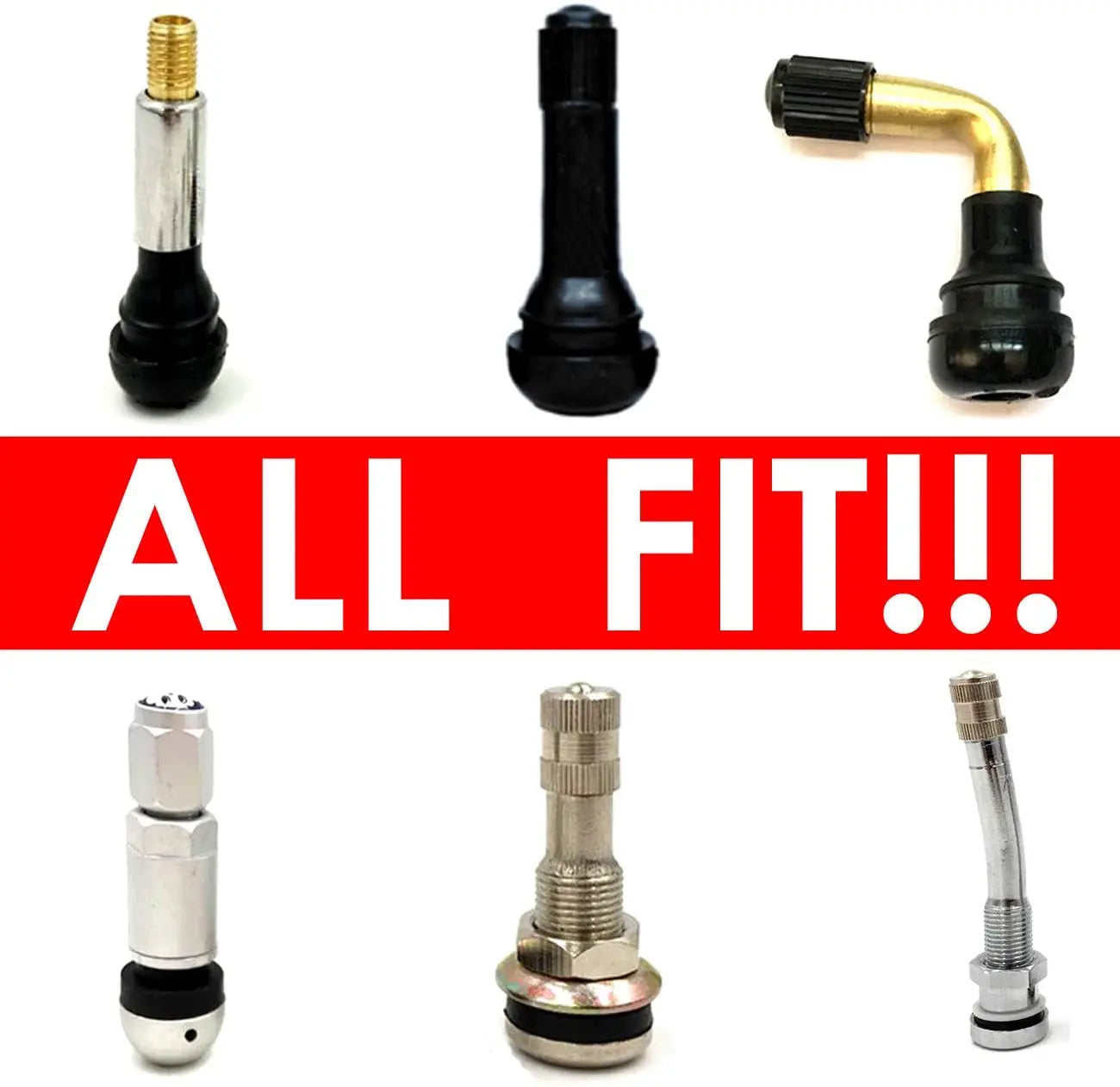 Aluminum Alloy Tire Valve Caps Schrader Valve