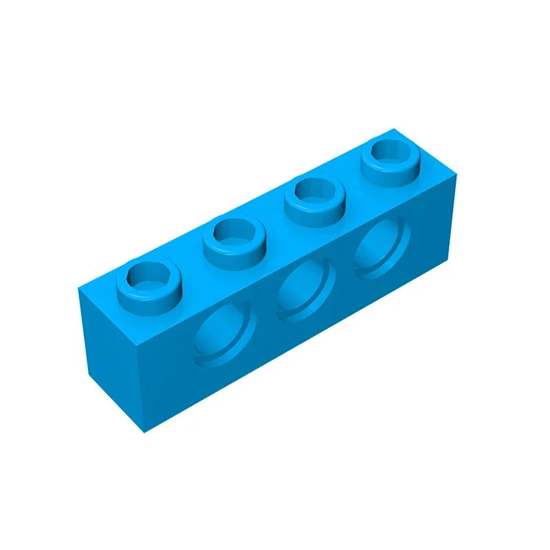 Gobricks GDS-625 Technical Brick 1x4 3-Hole | Compatible with Lego 3701 additional angle