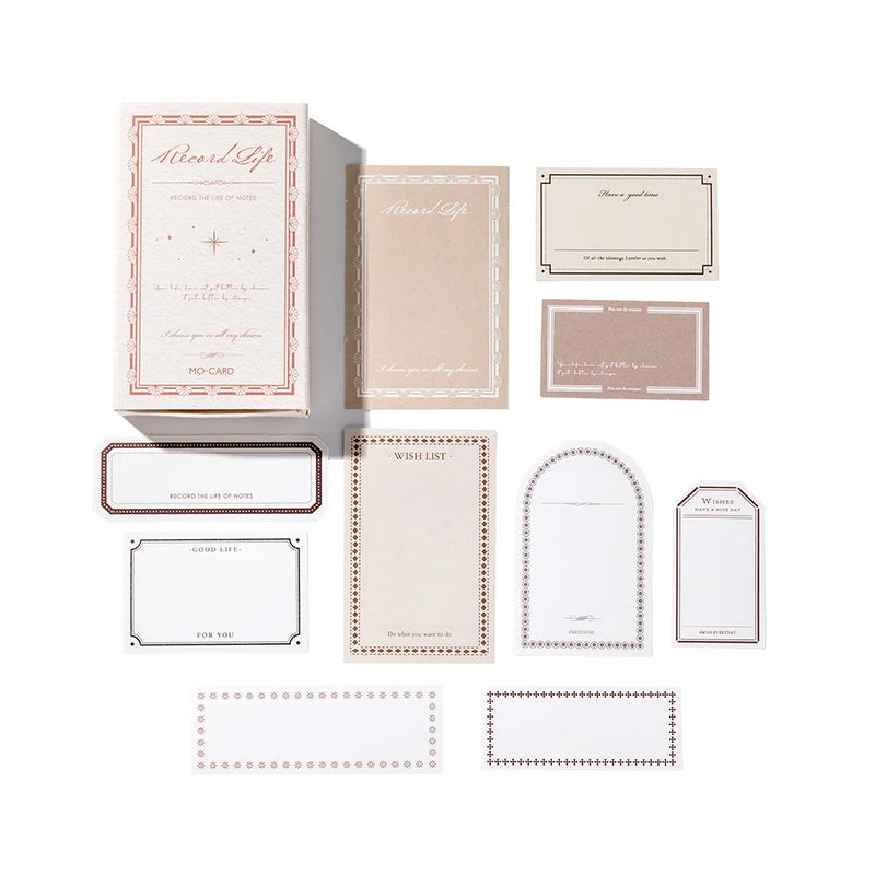Vintage Label Stickers 30pcs | Retro Scrapbooking and Junk Journal Decor Pack close-up view