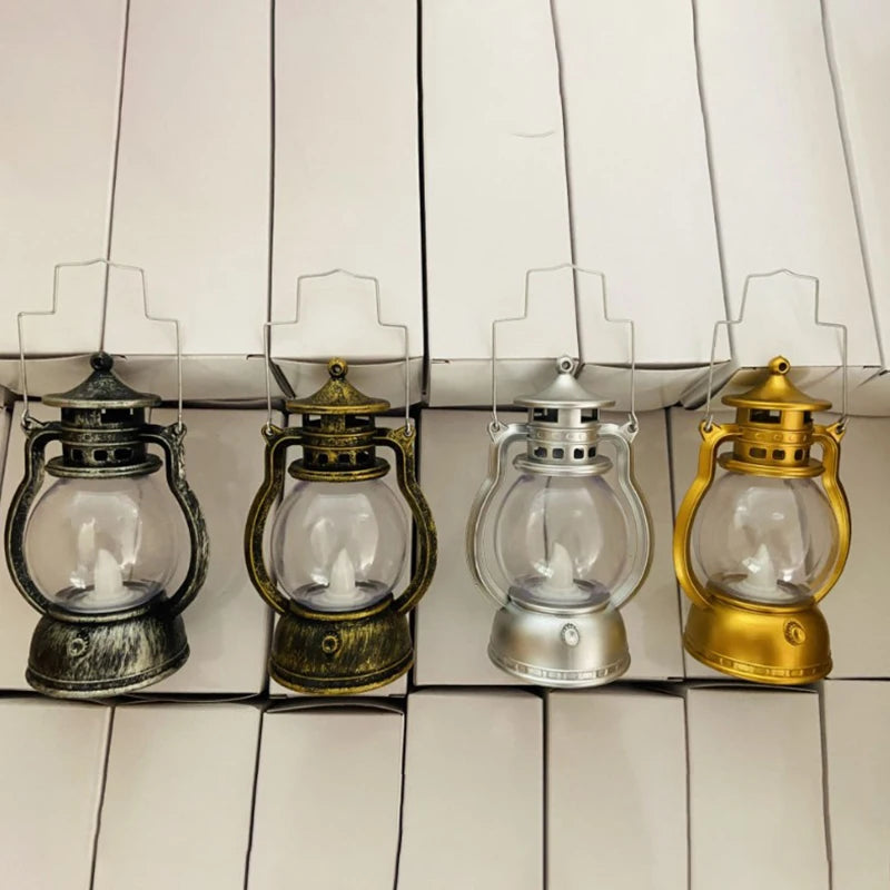 Retro Oil Lamp Halloween Lantern | Decorative LED Party Light additional angle