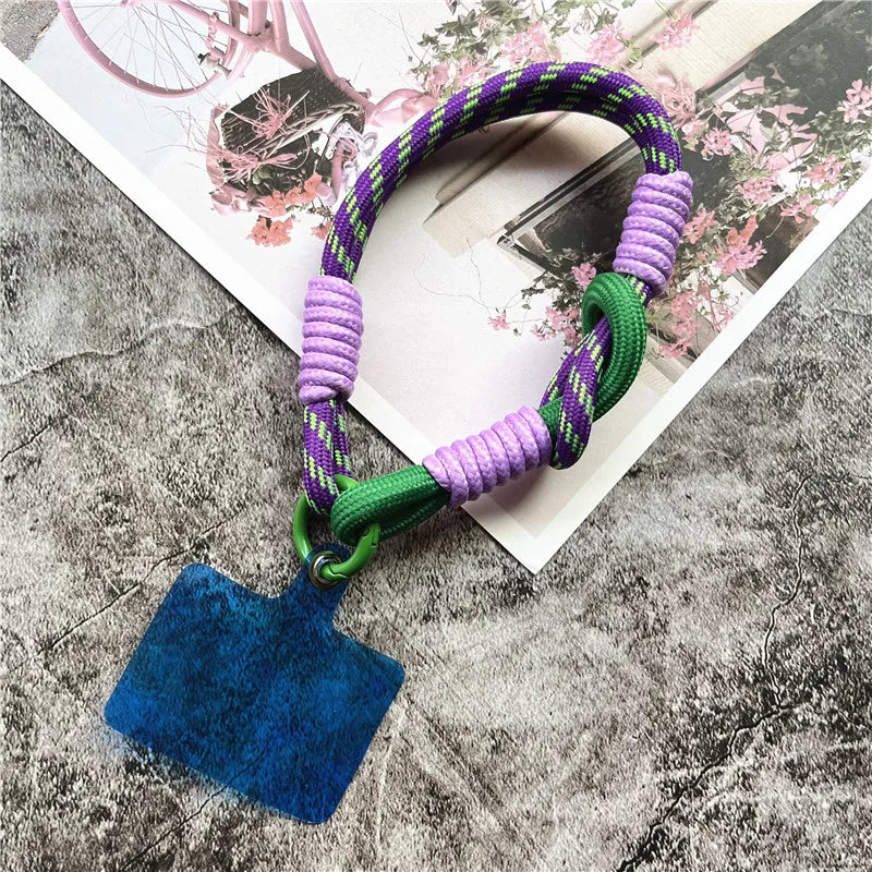 Phone Lanyard Strap Colorful Key Chain Card Decorations Cell Phone Pendant Premium Wrist detail view
