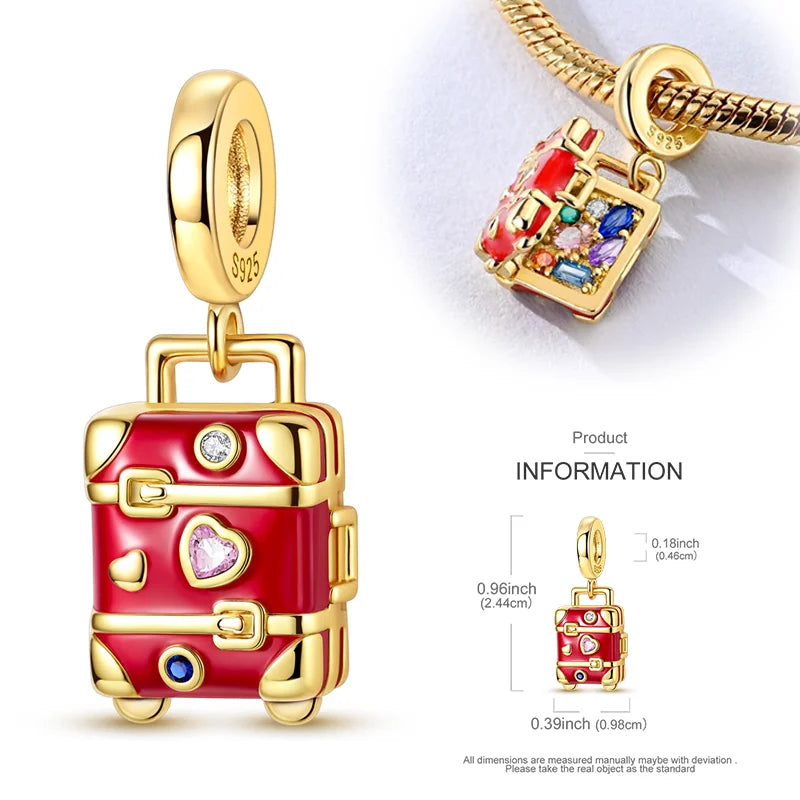 New 925 Sterling Silver Openable Charm Beads Matryoshka Mummy Easter Egg Whale Pendan alternate view