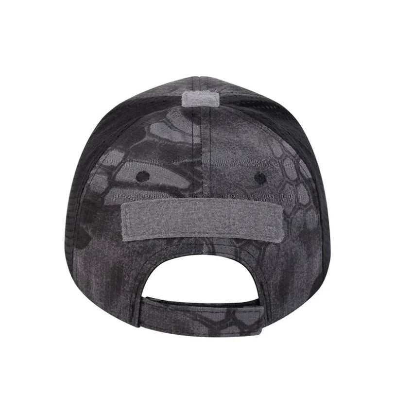 Unisex Skull Baseball Cap | Breathable Mesh Snapback for Outdoor Adventures close-up view