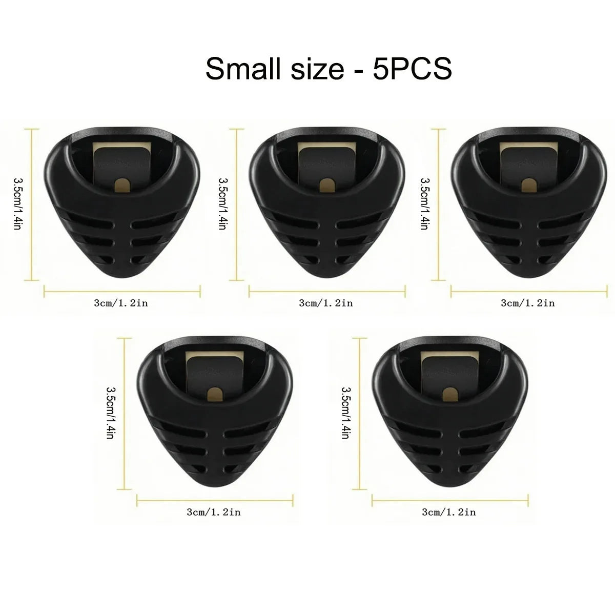 1/5/10Pcs Guitar Pick Holder Plastic Plectrum Case Mediator Quick Storage Self Adhesi lifestyle view